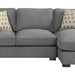Repose - Rsf Chaise Sectional - Storm Gray - Premium Stationary Sectionals from Emerald Home - Just $1489! Shop now at Furniture Wholesale Plus  We are the best furniture store in Nashville, Hendersonville, Goodlettsville, Madison, Antioch, Mount Juliet, Lebanon, Gallatin, Springfield, Murfreesboro, Franklin, Brentwood