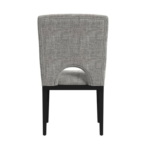 Oregon - Fabric Dining Side Chair (Set of 2) - Gray / Black – Chair Sets by Elements International at Furniture Wholesale Plus , Nashville furniture store