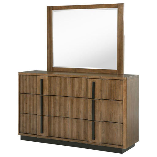 Terrace - 6-Drawer Dresser And Mirror - Ash Brown – Dresser & Mirror by Coaster Fine Furniture at Furniture Wholesale Plus , Nashville furniture store