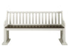Joanna - Bench With Back - White – Dining Benches by Steve Silver Furniture at Furniture Wholesale Plus , Nashville furniture store