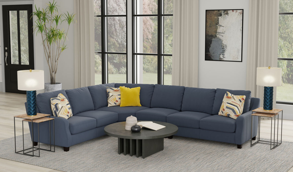 Foley - Sectional With Comfort Coil Seating And 4 Included Accent Pillows - Premium Stationary Sectionals from Jackson - Just $2299! Shop now at Furniture Wholesale Plus  We are the best furniture store in Nashville, Hendersonville, Goodlettsville, Madison, Antioch, Mount Juliet, Lebanon, Gallatin, Springfield, Murfreesboro, Franklin, Brentwood