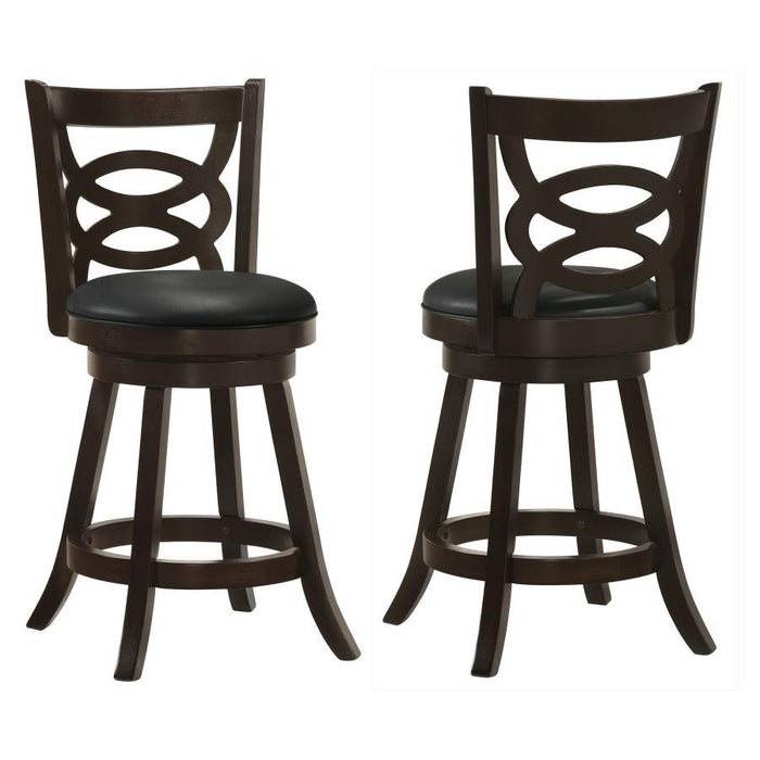 Calecita - Wood Swivel Counter Stool (Set of 2) - Premium Stool Sets from CoasterEssence - Just $309! Shop now at Furniture Wholesale Plus  We are the best furniture store in Nashville, Hendersonville, Goodlettsville, Madison, Antioch, Mount Juliet, Lebanon, Gallatin, Springfield, Murfreesboro, Franklin, Brentwood