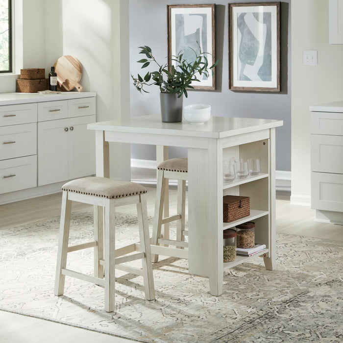 Brook Creek - Counter Set – 3 Piece Dining Room Sets by Liberty Furniture at Furniture Wholesale Plus , Nashville furniture store