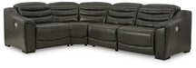 Center Line - Power Recliner Sectional – Reclining Sectionals by Signature Design by Ashley® at Furniture Wholesale Plus , Nashville furniture store