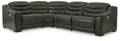 Center Line - Power Recliner Sectional – Reclining Sectionals by Signature Design by Ashley® at Furniture Wholesale Plus , Nashville furniture store