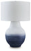 Dashland - Metal Table Lamp - White / Navy – Table Lamps by Signature Design by Ashley® at Furniture Wholesale Plus , Nashville furniture store