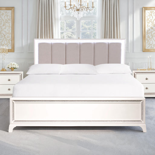 Cassie - Bed – Upholstered Beds by Steve Silver Furniture at Furniture Wholesale Plus , Nashville furniture store
