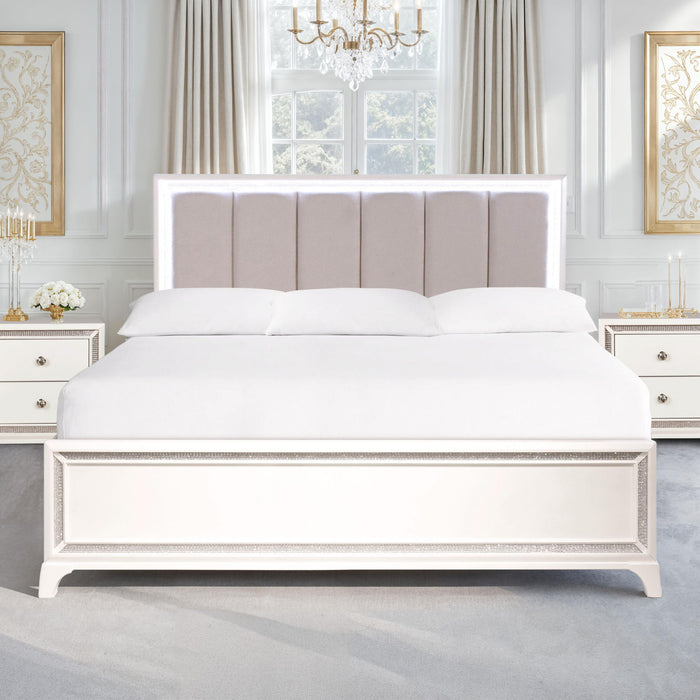 Cassie - Bed – Upholstered Beds by Steve Silver Furniture at Furniture Wholesale Plus , Nashville furniture store