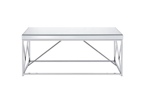 Evelyn - Mirror Top Cocktail Table - Gray – Cocktail Tables by Steve Silver Furniture at Furniture Wholesale Plus , Nashville furniture store