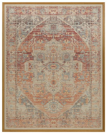 Kerrickson - Wall Art - Red / Orange / Blue – Canvas Art by Signature Design by Ashley® at Furniture Wholesale Plus , Nashville furniture store