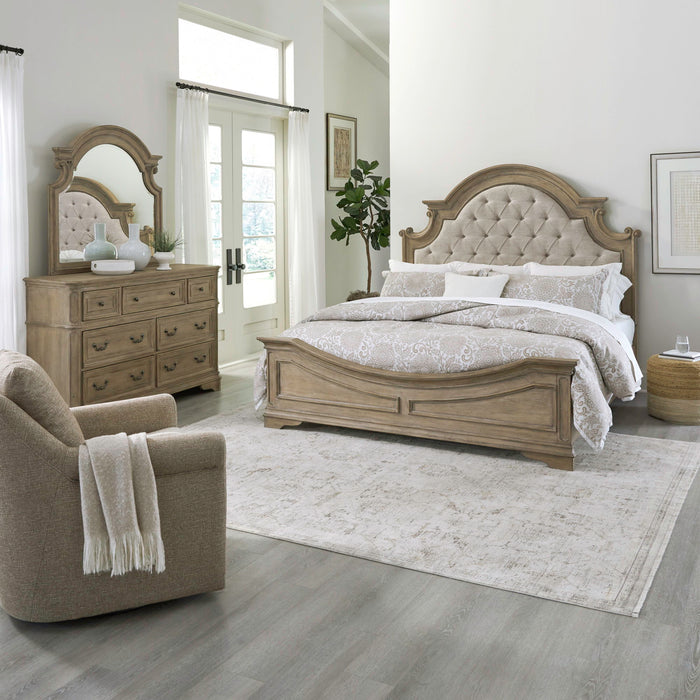 Magnolia Manor - Upholstered Bedroom Set – 3 Piece Bedroom Sets by Liberty Furniture at Furniture Wholesale Plus , Nashville furniture store