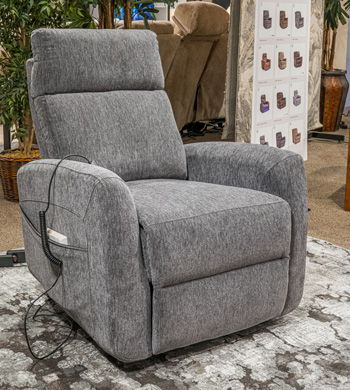 Arthington - Power Lift Recliner - Slate – Lift Chairs by Signature Design by Ashley® at Furniture Wholesale Plus , Nashville furniture store