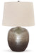 Magalie - Metal Table Lamp  - Antique Silver Finish – Table Lamps by Signature Design by Ashley® at Furniture Wholesale Plus , Nashville furniture store