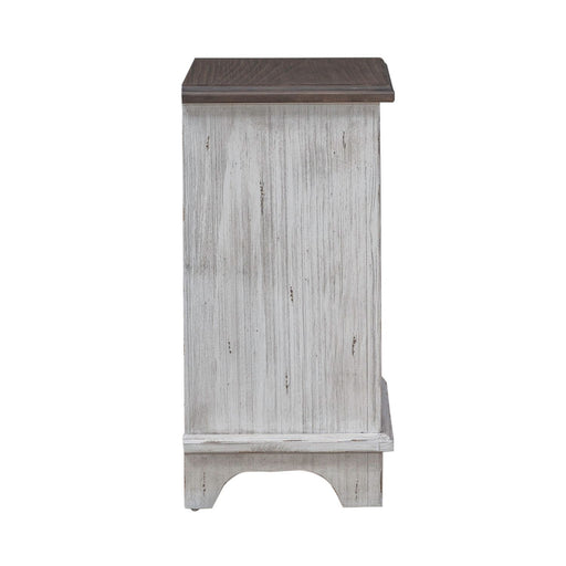 River Place - Left Pier Base - Riverstone White & Tobacco – Piers by Liberty Furniture at Furniture Wholesale Plus , Nashville furniture store