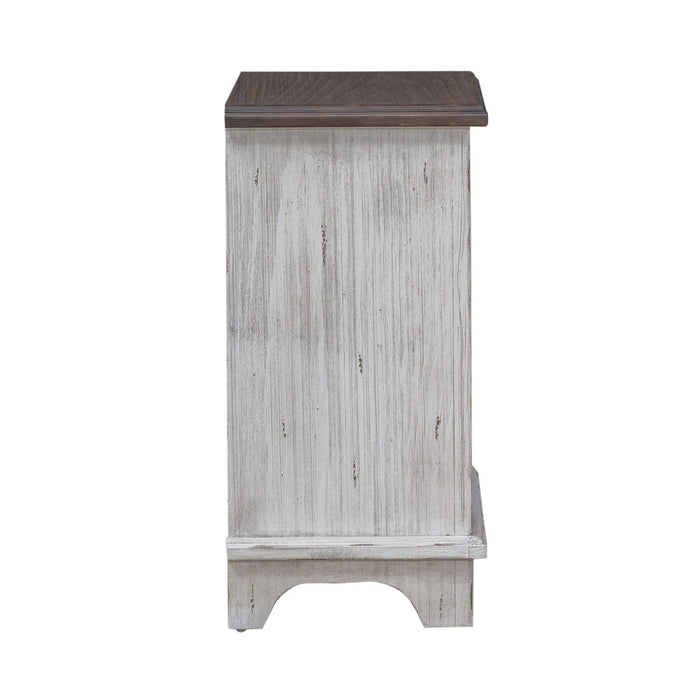 River Place - Left Pier Base - Riverstone White & Tobacco – Piers by Liberty Furniture at Furniture Wholesale Plus , Nashville furniture store