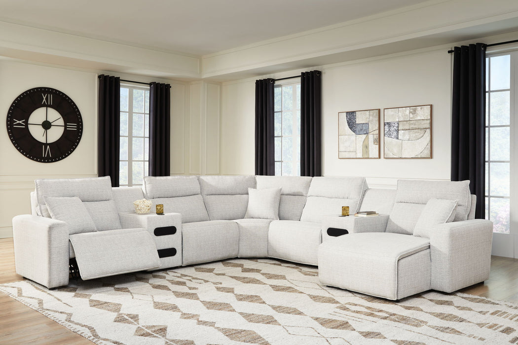 Modmax II - Reclining Sectional - Stone – Reclining Sectionals by Signature Design by Ashley® at Furniture Wholesale Plus , Nashville furniture store