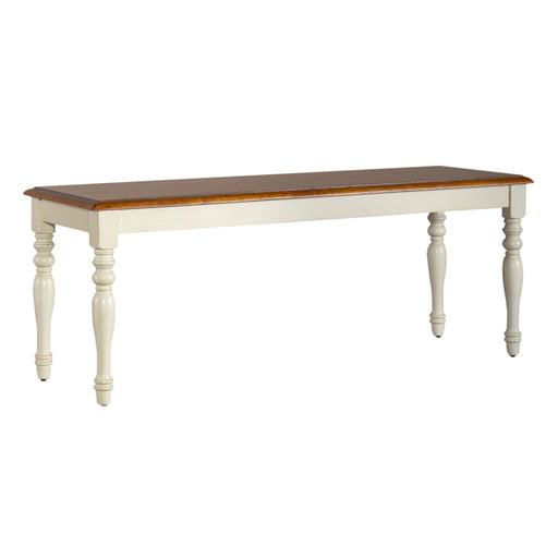 Ocean Isle - Bench - White – Dining Benches by Liberty Furniture at Furniture Wholesale Plus , Nashville furniture store