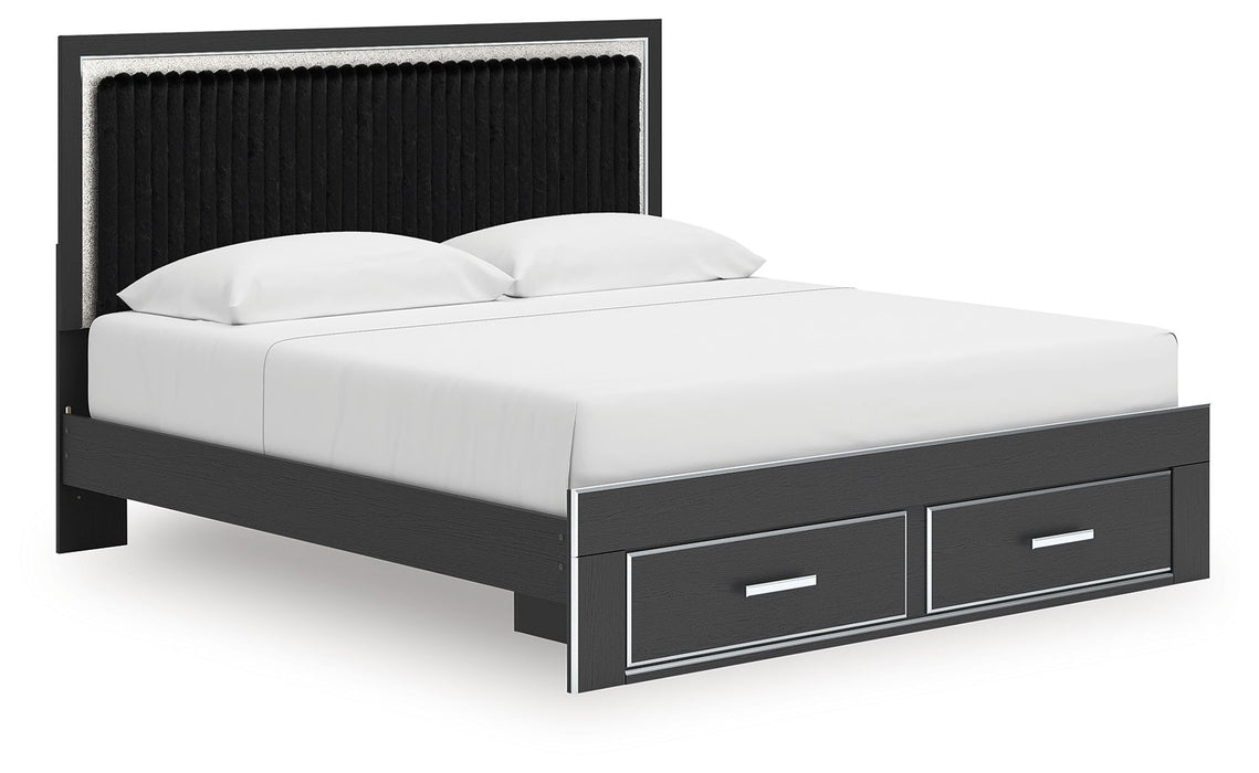 Zuraleus - Upholstered Panel Platform Storage Bed – Storage Beds by Signature Design by Ashley® at Furniture Wholesale Plus , Nashville furniture store