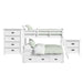 Hampton Kids - Bunk With Ladder And Trundle Bedroom Set – 3 Piece Bedroom Sets by Elements International at Furniture Wholesale Plus , Nashville furniture store