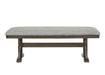 Lloyd - Bench - Brown / Gray - Premium Dining Benches from Crown Mark - Just $159! Shop now at Furniture Wholesale Plus  We are the best furniture store in Nashville, Hendersonville, Goodlettsville, Madison, Antioch, Mount Juliet, Lebanon, Gallatin, Springfield, Murfreesboro, Franklin, Brentwood