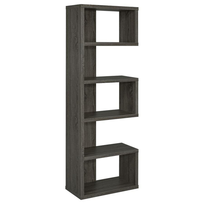 Joey - 5-tier Alternating Boxes Design Bookcase - Premium Standard Bookcases from CoasterEveryday - Just $199! Shop now at Furniture Wholesale Plus  We are the best furniture store in Nashville, Hendersonville, Goodlettsville, Madison, Antioch, Mount Juliet, Lebanon, Gallatin, Springfield, Murfreesboro, Franklin, Brentwood