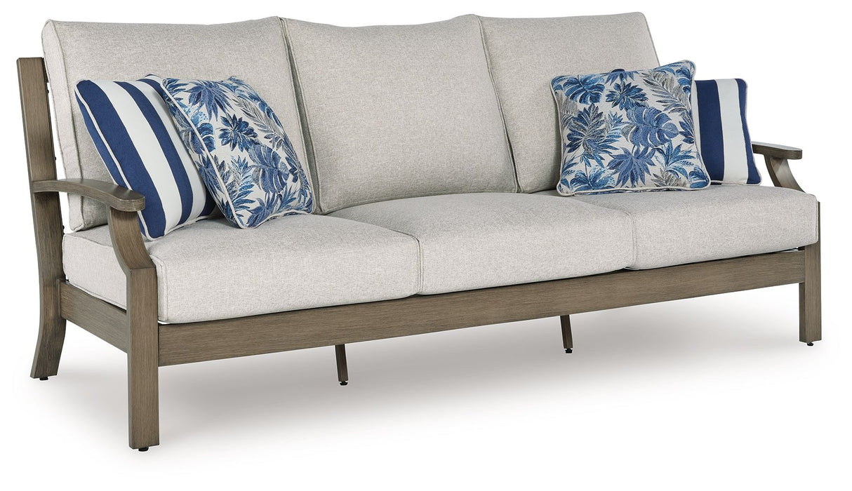 Rainier Ranch - Brown / Beige - Sofa With Cushion - Premium Sofas from Signature Design by Ashley® - Just $1548! Shop now at Furniture Wholesale Plus  We are the best furniture store in Nashville, Hendersonville, Goodlettsville, Madison, Antioch, Mount Juliet, Lebanon, Gallatin, Springfield, Murfreesboro, Franklin, Brentwood