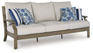 Rainier Ranch - Brown / Beige - Sofa With Cushion - Premium Sofas from Signature Design by Ashley® - Just $1548! Shop now at Furniture Wholesale Plus  We are the best furniture store in Nashville, Hendersonville, Goodlettsville, Madison, Antioch, Mount Juliet, Lebanon, Gallatin, Springfield, Murfreesboro, Franklin, Brentwood