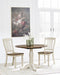 Wirloni - Dining Room Side Chair (Set of 2) - Antique White / Brown – Chair Sets by Signature Design by Ashley® at Furniture Wholesale Plus , Nashville furniture store