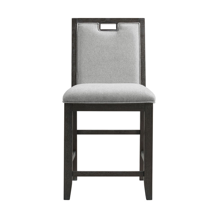Elodie - Fabric Counter Chair (Set of 2) - Charcoal / Gray – Chair Sets by Elements International at Furniture Wholesale Plus , Nashville furniture store