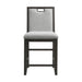 Elodie - Fabric Counter Chair (Set of 2) - Charcoal / Gray – Chair Sets by Elements International at Furniture Wholesale Plus , Nashville furniture store