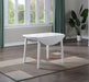Naples - Drop Leaf Dining Table - White - Premium Dining Tables with Extensions from Steve Silver Furniture - Just $239! Shop now at Furniture Wholesale Plus  We are the best furniture store in Nashville, Hendersonville, Goodlettsville, Madison, Antioch, Mount Juliet, Lebanon, Gallatin, Springfield, Murfreesboro, Franklin, Brentwood