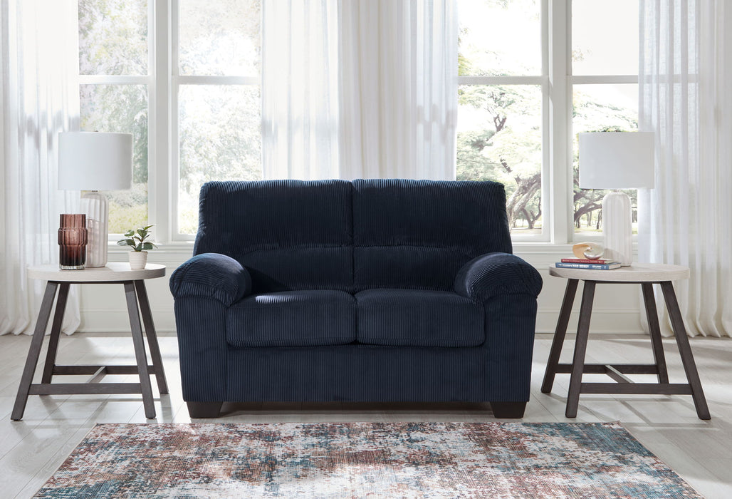 Simplejoy - Loveseat – Stationary Loveseats by Signature Design by Ashley® at Furniture Wholesale Plus , Nashville furniture store