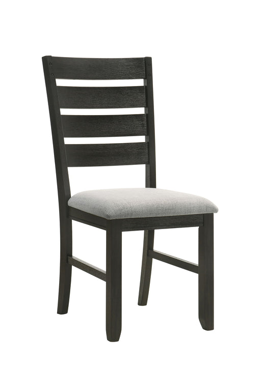 Bardstown - Side Chair (Set of 2) - Wheat / Charcoal – Chair Sets by Crown Mark at Furniture Wholesale Plus , Nashville furniture store