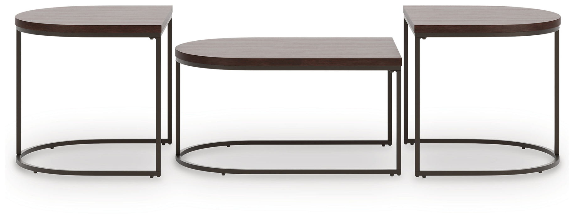 Vanmore - Occasional Table Set (Set of 3) - Dark Brown – Table Sets by Signature Design by Ashley® at Furniture Wholesale Plus , Nashville furniture store