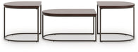 Vanmore - Occasional Table Set (Set of 3) - Dark Brown – Table Sets by Signature Design by Ashley® at Furniture Wholesale Plus , Nashville furniture store