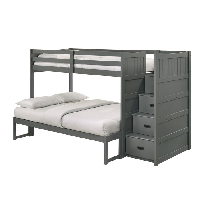 Sami - Step Bunk With Right Headboard – Bunk Beds by Elements International at Furniture Wholesale Plus , Nashville furniture store