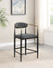 Tina - Metal Counter Height Bar Stool With Upholstered Back And Seat (Set of 2) - Premium Stool Sets from Coaster Fine Furniture - Just $419! Shop now at Furniture Wholesale Plus  We are the best furniture store in Nashville, Hendersonville, Goodlettsville, Madison, Antioch, Mount Juliet, Lebanon, Gallatin, Springfield, Murfreesboro, Franklin, Brentwood