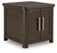 Breckington - Rectangular 2-door End Table - Dark Brown – End Tables by Signature Design by Ashley® at Furniture Wholesale Plus , Nashville furniture store