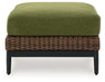 Horizon Hall - Brown / Green - Ottoman With Cushion - Premium Ottomans from Signature Design by Ashley® - Just $348! Shop now at Furniture Wholesale Plus  We are the best furniture store in Nashville, Hendersonville, Goodlettsville, Madison, Antioch, Mount Juliet, Lebanon, Gallatin, Springfield, Murfreesboro, Franklin, Brentwood
