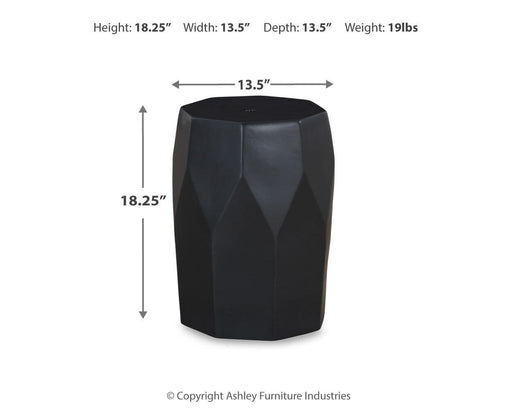 Rhysworth - Stool - Black – Accent Stools by Signature Design by Ashley® at Furniture Wholesale Plus , Nashville furniture store