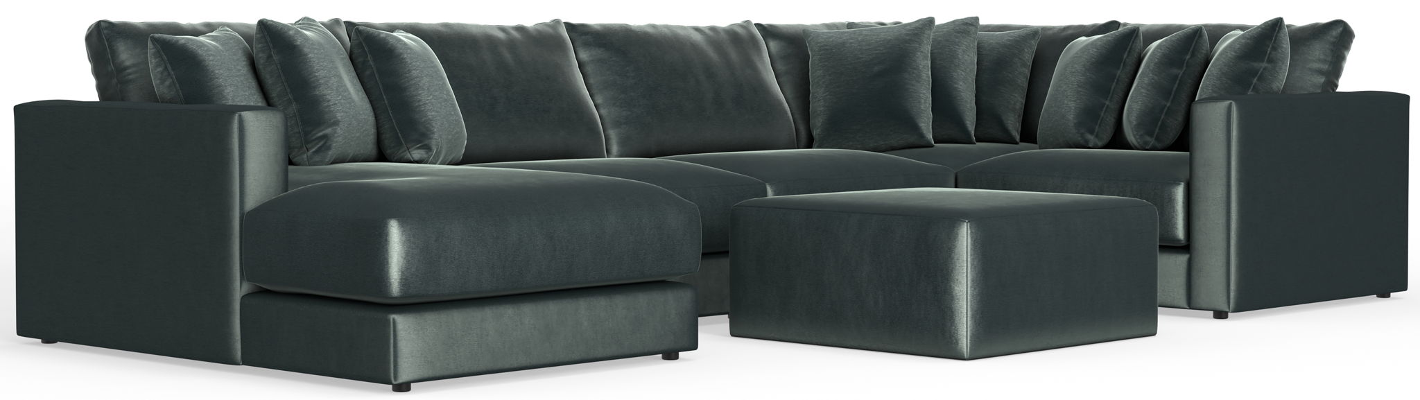 Remington - Modular Sofa And Cocktail Ottoman – 2 Piece Living Room Sets by Jackson at Furniture Wholesale Plus , Nashville furniture store
