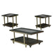 Terrell - 3 Piece Table Set - Brown – Table Sets by Steve Silver Furniture at Furniture Wholesale Plus , Nashville furniture store