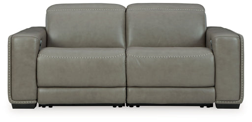 Correze - 2-Piece Power Reclining Sectional - Gray – Reclining Sectionals by Signature Design by Ashley® at Furniture Wholesale Plus , Nashville furniture store