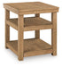 Wittenmyer - Rectangular End Table - Natural / Black – End Tables by Signature Design by Ashley® at Furniture Wholesale Plus , Nashville furniture store