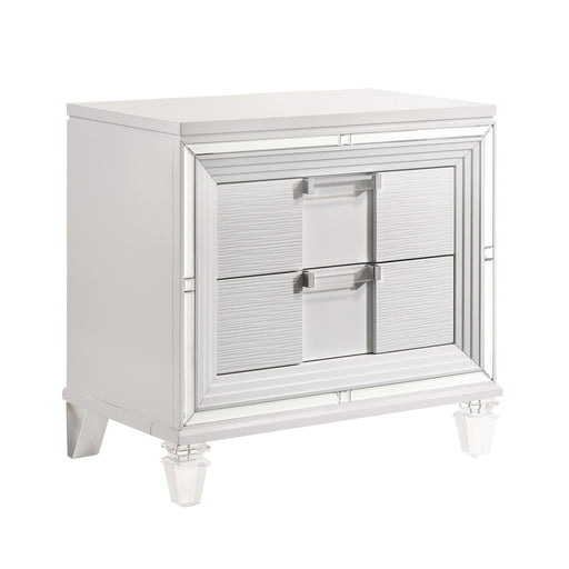 Twenty Nine - Nightstand With USB - White – Nightstands w/ Charging Stations by Elements International at Furniture Wholesale Plus , Nashville furniture store