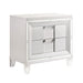 Twenty Nine - Nightstand With USB - White – Nightstands w/ Charging Stations by Elements International at Furniture Wholesale Plus , Nashville furniture store