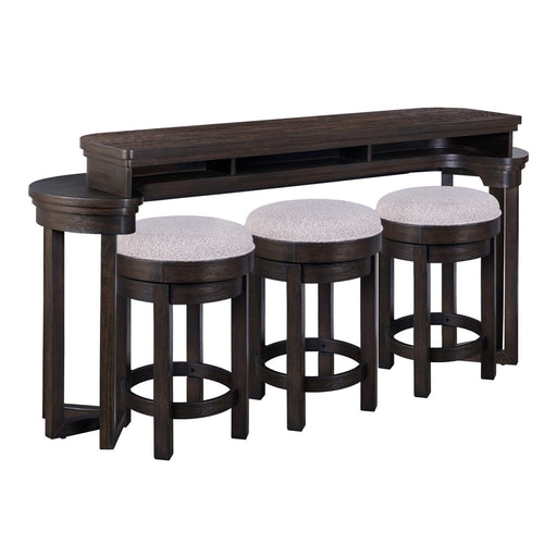 Weston - 4 Piece Bar Set - Peppercorn – 4 Piece Living Room Sets by Liberty Furniture at Furniture Wholesale Plus , Nashville furniture store