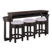 Weston - 4 Piece Bar Set - Peppercorn – 4 Piece Living Room Sets by Liberty Furniture at Furniture Wholesale Plus , Nashville furniture store