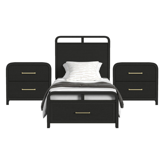 Ridgemont - Storage Bedroom Set – 3 Piece Bedroom Sets by Elements International at Furniture Wholesale Plus , Nashville furniture store