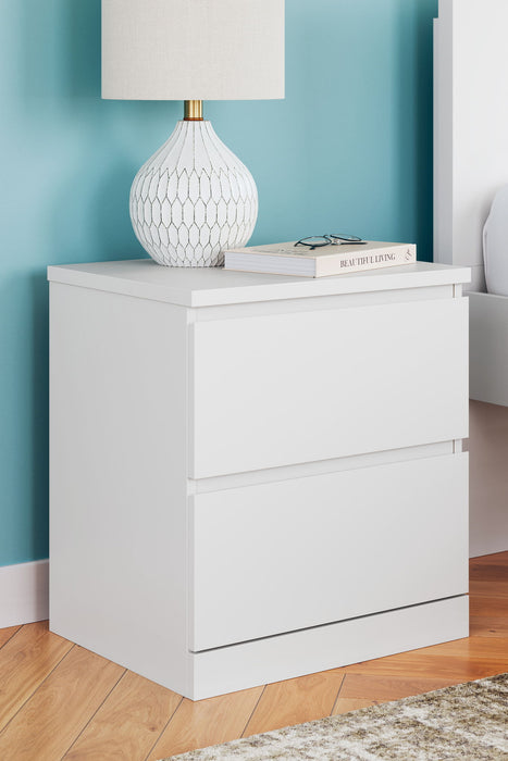 Onita - Two Drawer Night Stand – Accent Nightstands by Signature Design by Ashley® at Furniture Wholesale Plus , Nashville furniture store